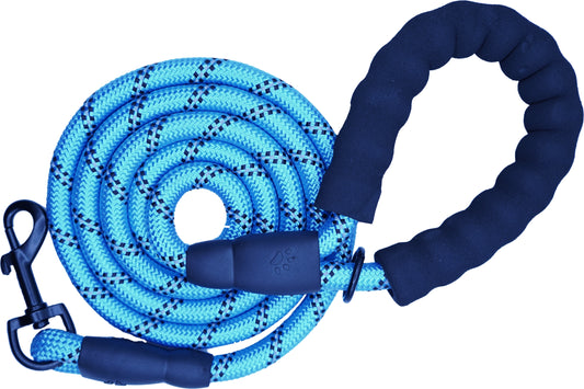 Soft Grip Dog Leash (Blue)